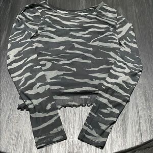Abercrombie & Fitch sheer long sleeve